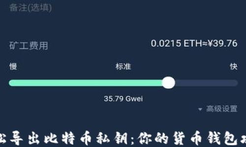 
轻松导出比特币私钥：你的货币钱包攻略